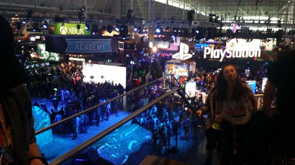 The show floor in its glory!