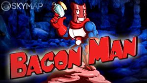 The Quirky visual style is one of Bacon Man's many highlights.