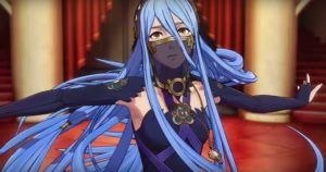 Azura, the dancer as she appears in Conquest.